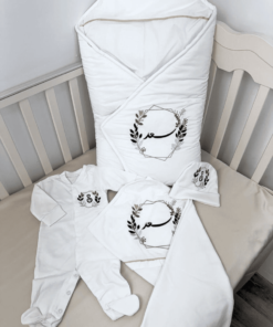 طقم مواليد ولادي 4 قطع