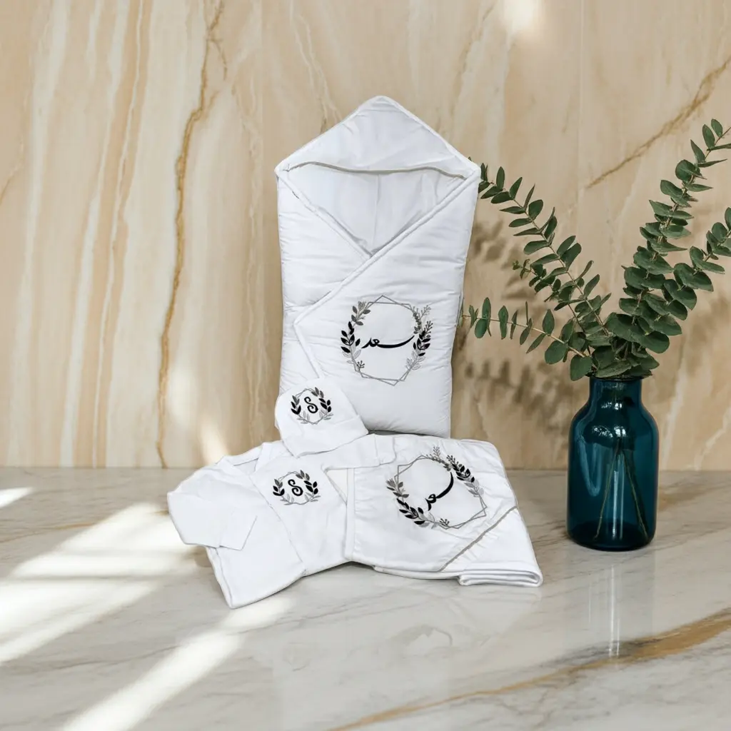 طقم مواليد ولادي 4 قطع