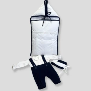 طقم استقبال مولود للجنسين ثلاث قطع