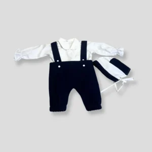 طقم استقبال مولود 3قطع للجنسين - أفارول مع طاقية